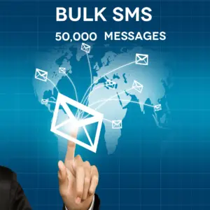 Bulk 50K SMS to grow your business - fast, easy & no expiry